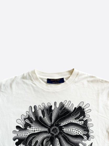 Louis Vuitton Yayoi Kusama White & Black Flower T-Shirt