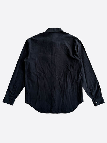 Dior Navy Pocket Oblique Button Up Shirt