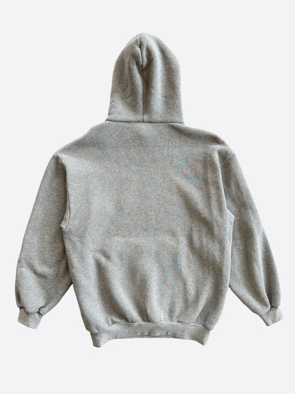 Balenciaga Grey & Blue Logo Hoodie