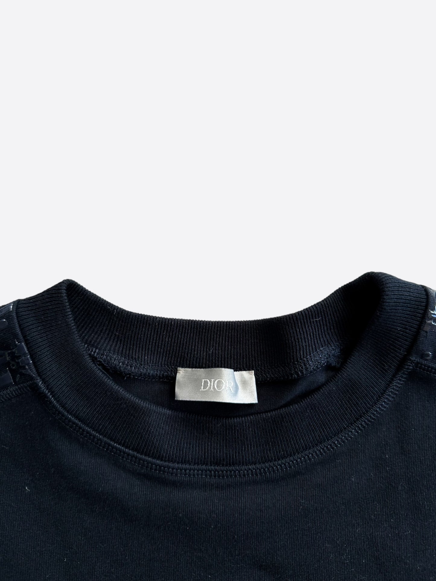 Dior Dark Blue Oblique Sleeve Longsleeve T-Shirt