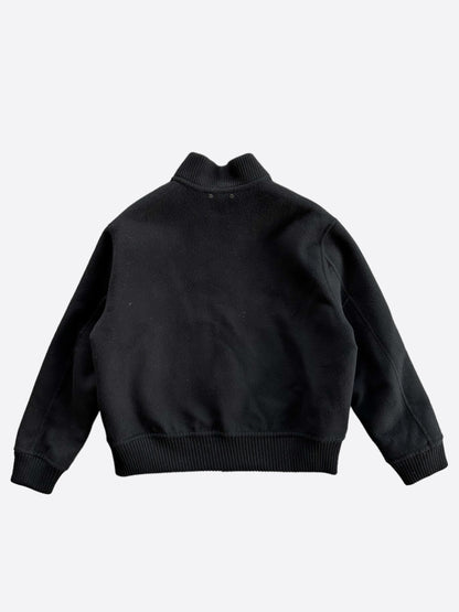 Louis Vuitton Black & Grey Damier Reversible Bomber Jacket