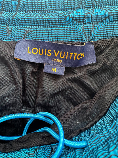 Louis Vuitton Blue 2054 Monogram Swim Shorts