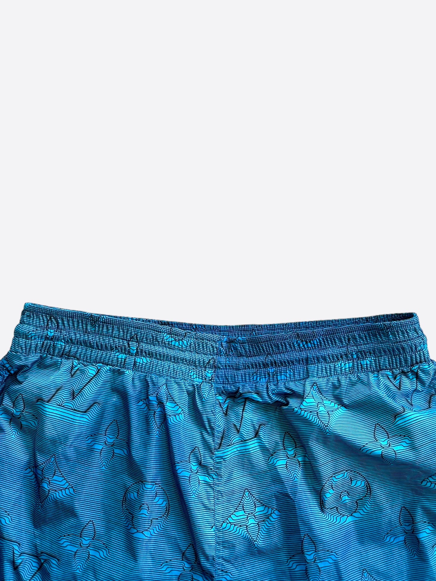 Louis Vuitton Blue 2054 Monogram Swim Shorts