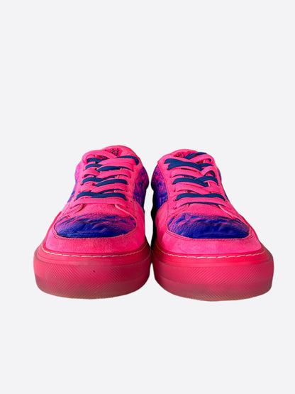 Louis Vuitton Purple & Pink Illusion Monogram Ollie Sneakers