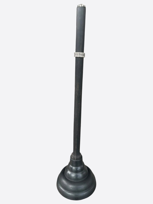 Chrome Hearts Ebony Wood & Silver Plunger