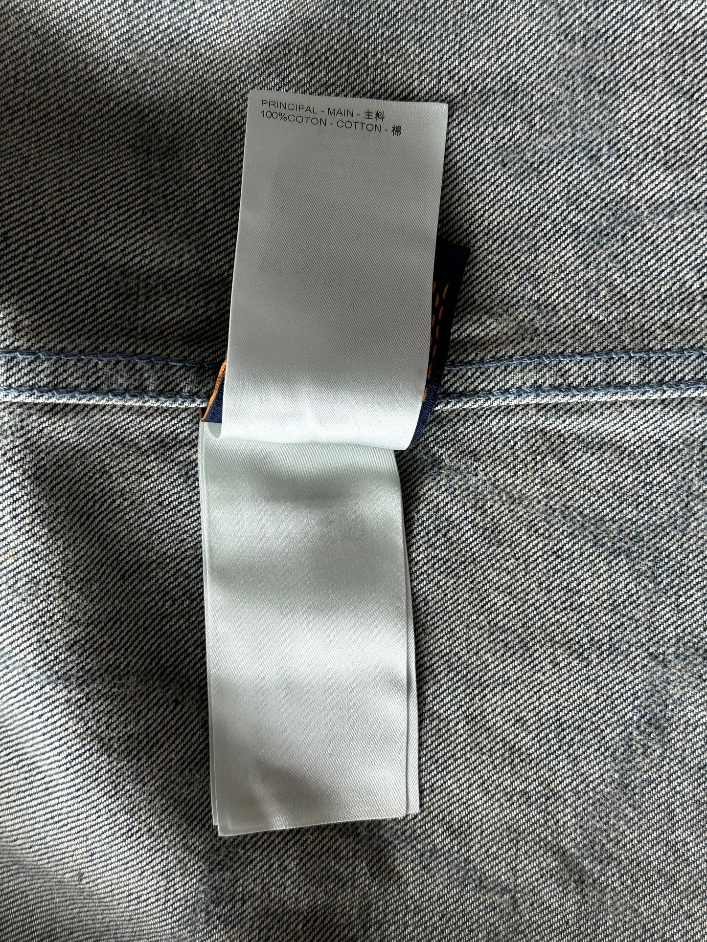 Louis Vuitton Blue & White Barb Wire Monogram Denim Shirt