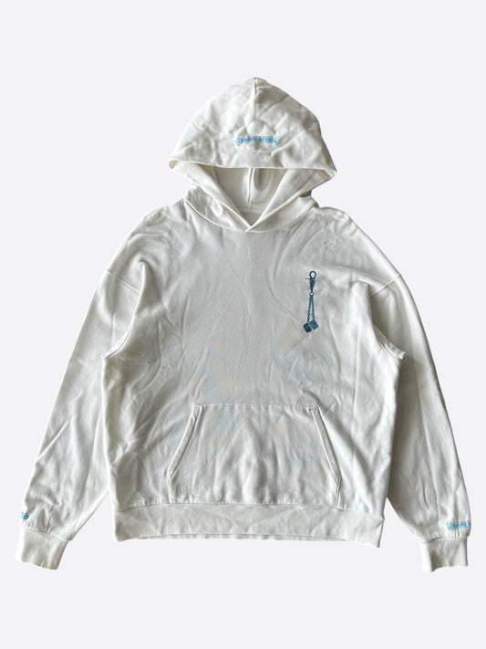 Chrome Hearts White & Blue Las Vegas Dice Hoodie