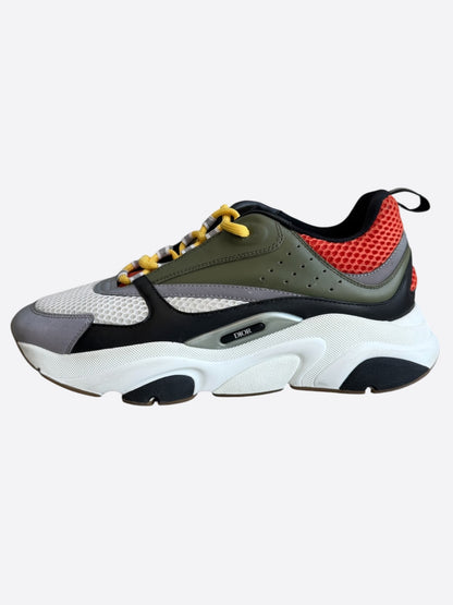 Dior Olive & Orange B22 Sneakers