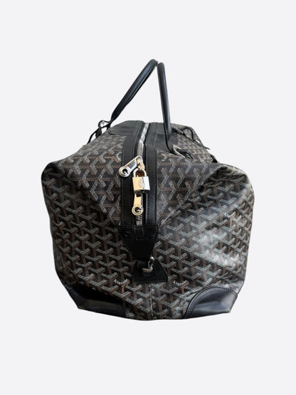 Goyard Black Bowling 55 Duffel Bag