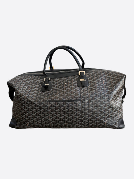 Goyard Black Bowling 55 Duffel Bag