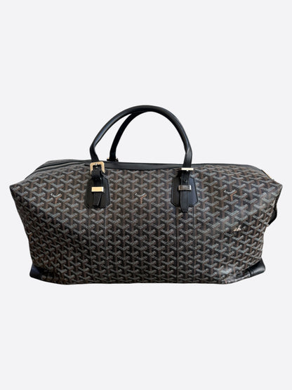 Goyard Black Bowling 55 Duffel Bag