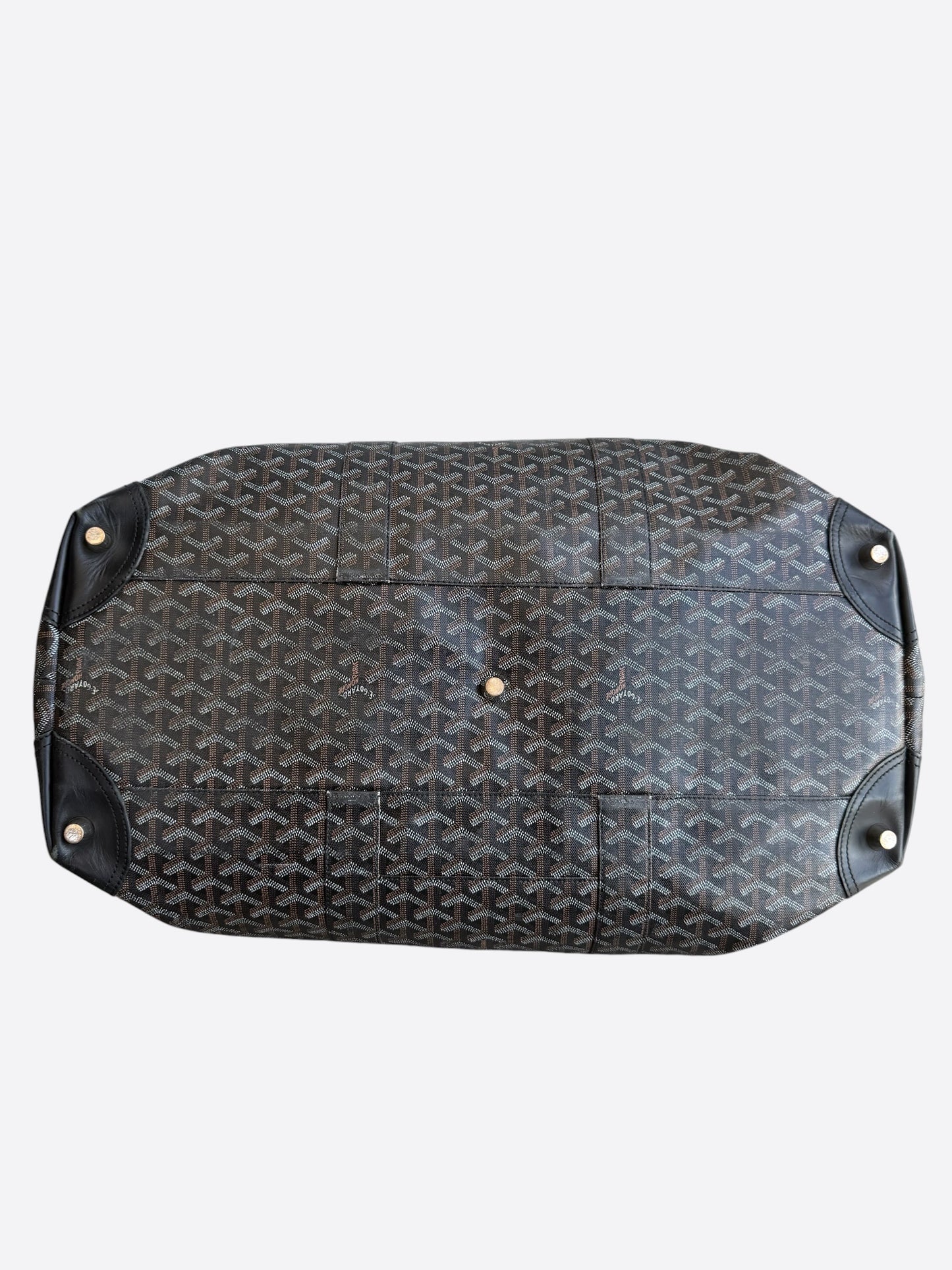 Goyard Black Bowling 55 Duffel Bag