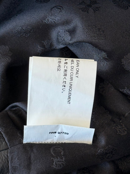 Chrome Hearts Black Leather Vest