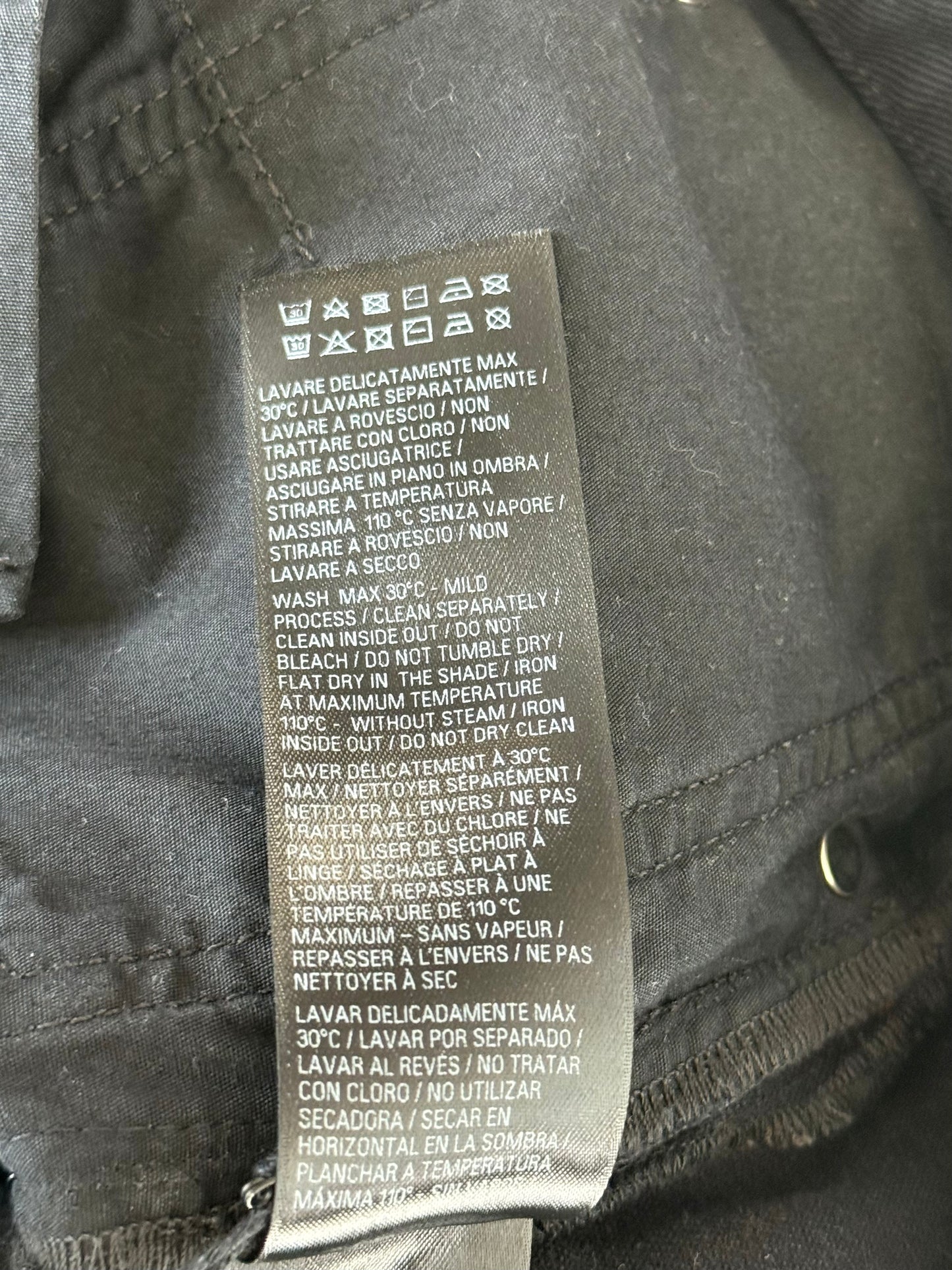 Balenciaga Black Bleached Logo Jeans