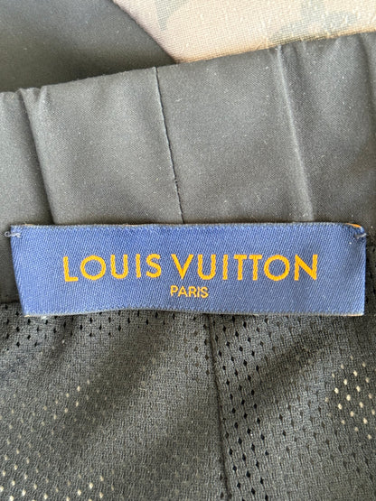 Louis Vuitton Black & Grey 2054 Monogram Heat Reflective Track Pants