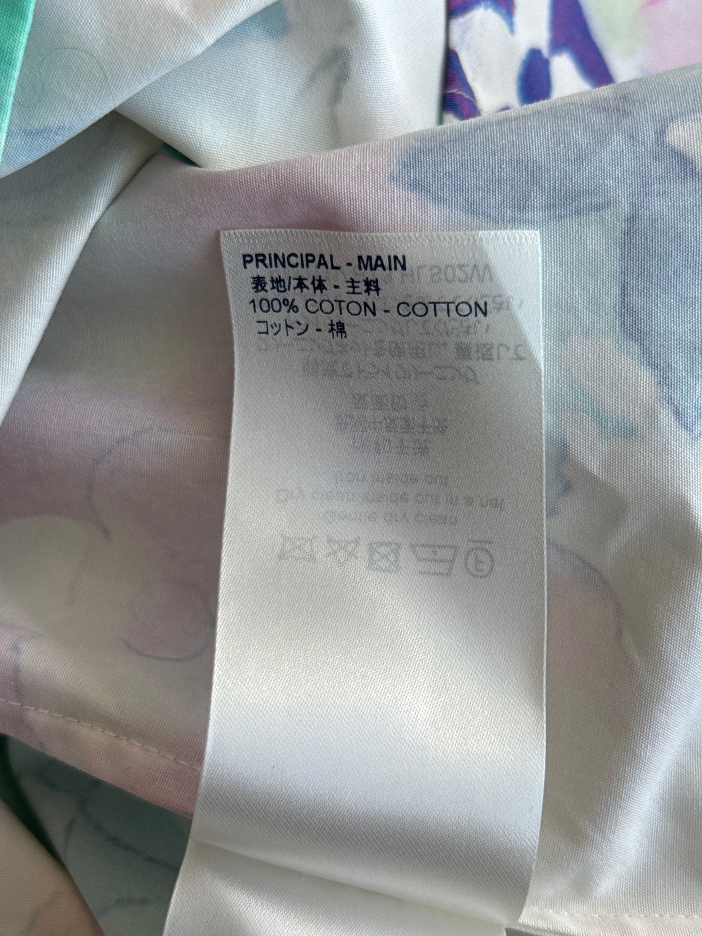 Louis Vuitton Watercolor Monogram Button Up Shirt