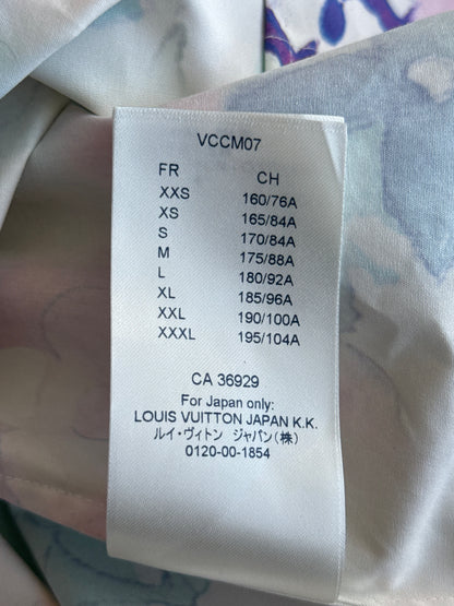 Louis Vuitton Watercolor Monogram Button Up Shirt
