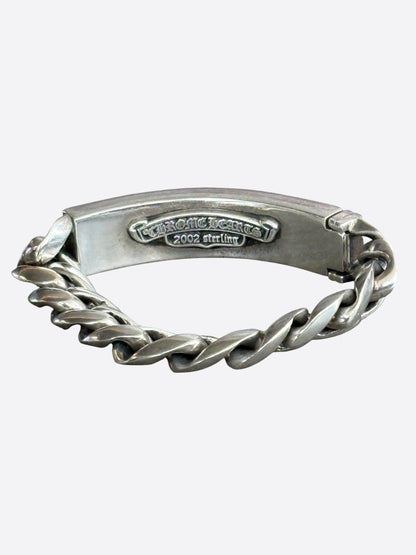 Chrome Hearts Rolling Stones Silver & Ruby Cuban Bracelet