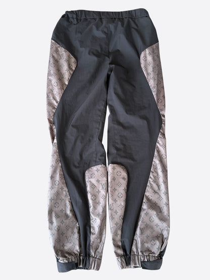 Louis Vuitton Black & Grey 2054 Monogram Heat Reflective Track Pants