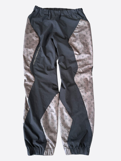 Louis Vuitton Black & Grey 2054 Monogram Heat Reflective Track Pants