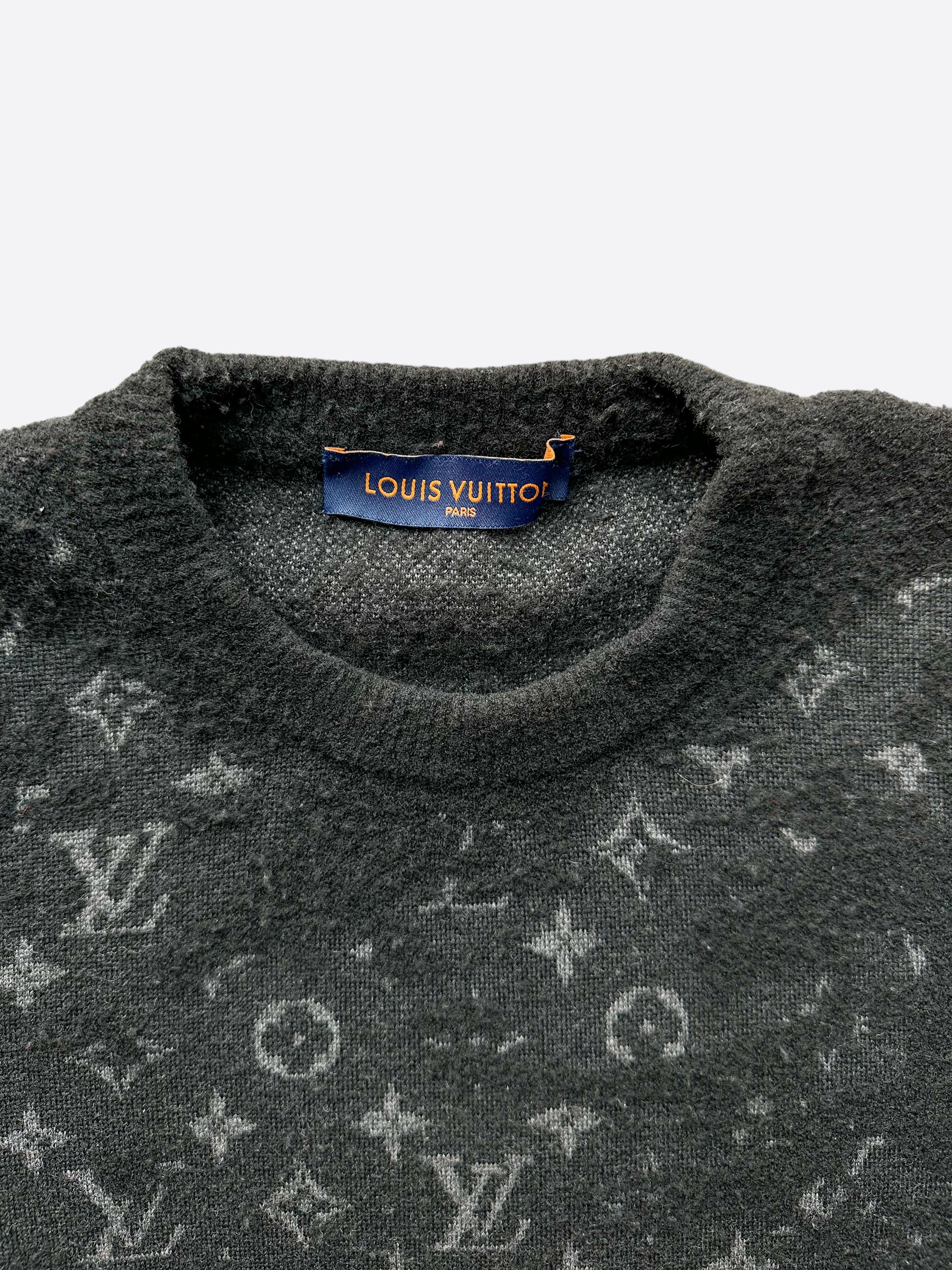 Louis vuitton best sale gray sweater