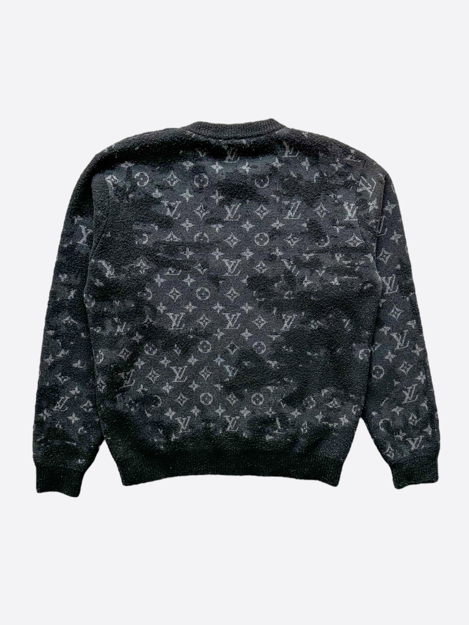 Louis Vuitton 2022 LV Monogram Cardigan - Black Sweaters, Clothing