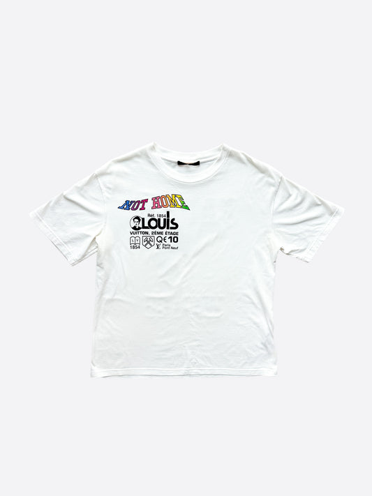 Louis Vuitton White Kansas Winds Graphic Tee