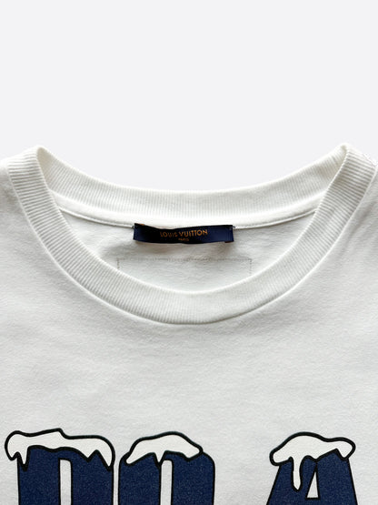 Louis Vuitton White Do A Kickflip T-Shirt