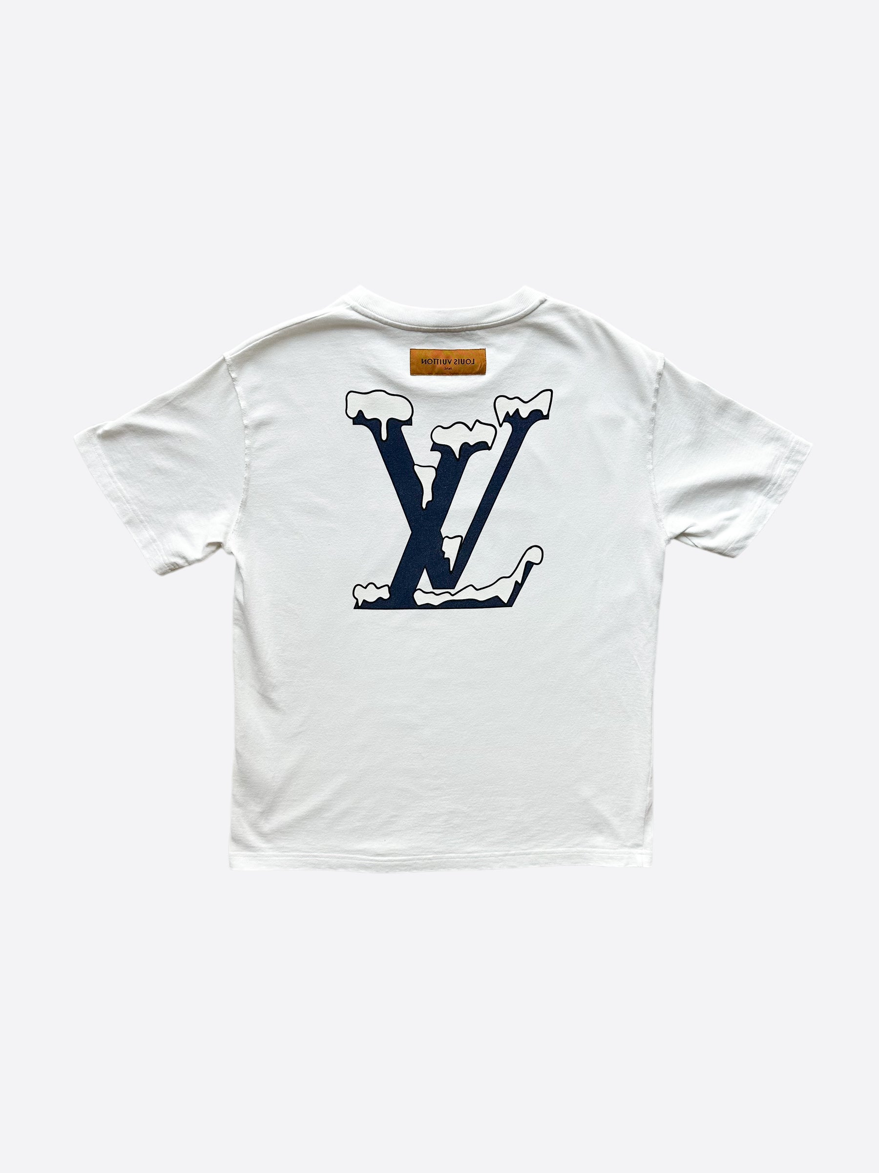 Louis Vuitton Do a Kickflip LV Cotton Print Tee White Medium T Shirt M