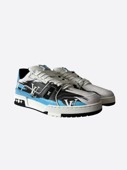 Louis Vuitton Black & Blue Trainers