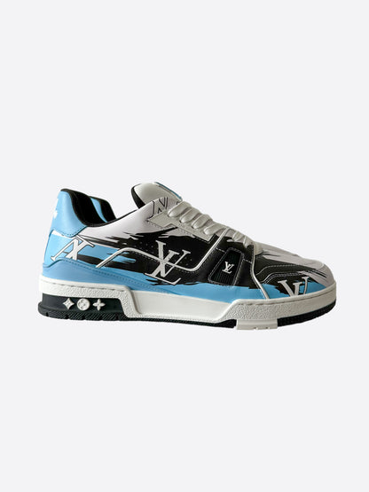 Louis Vuitton Black & Blue Trainers