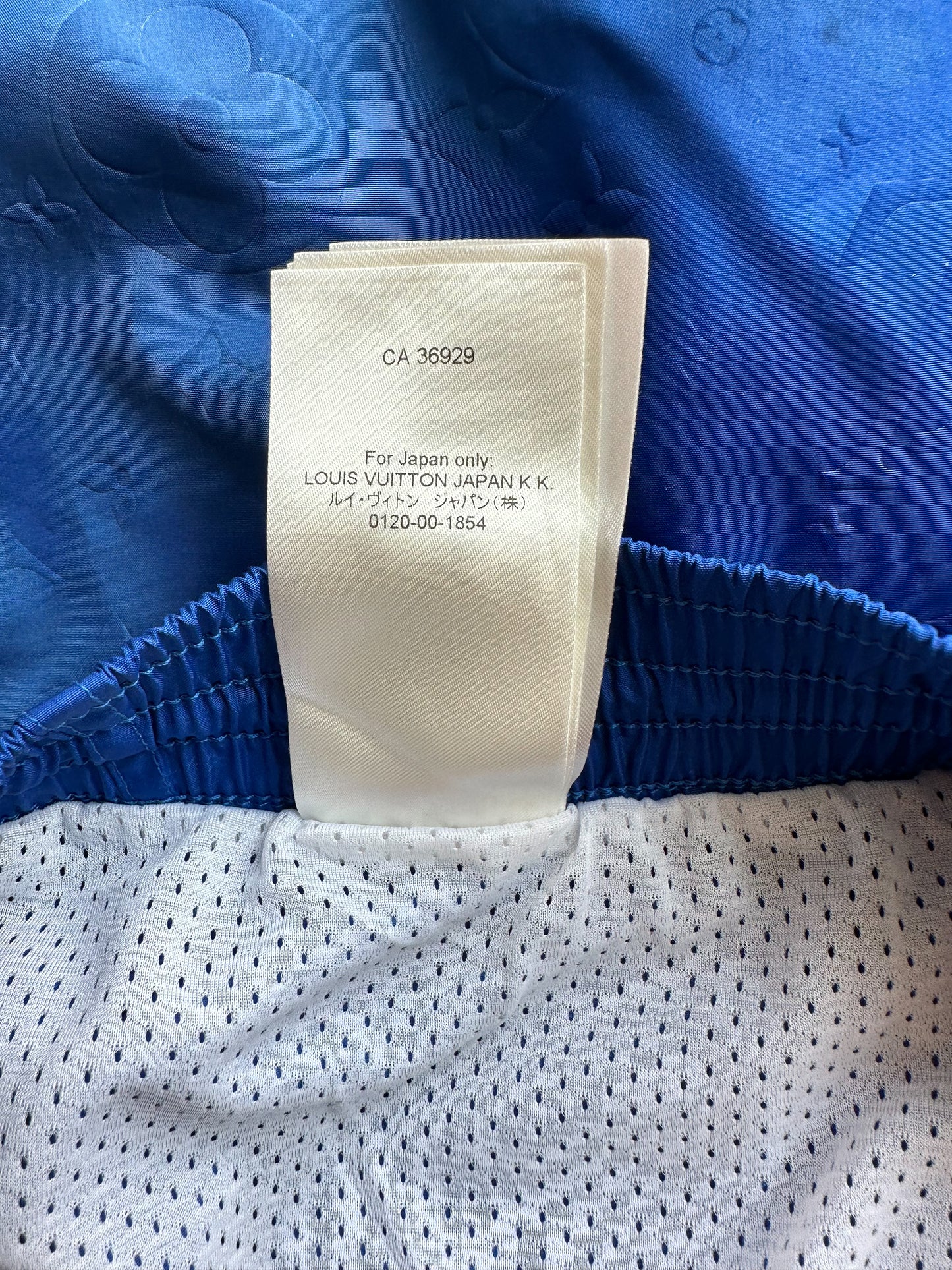 Louis Vuitton Blue Monogram Bandana Swimshorts – Savonches