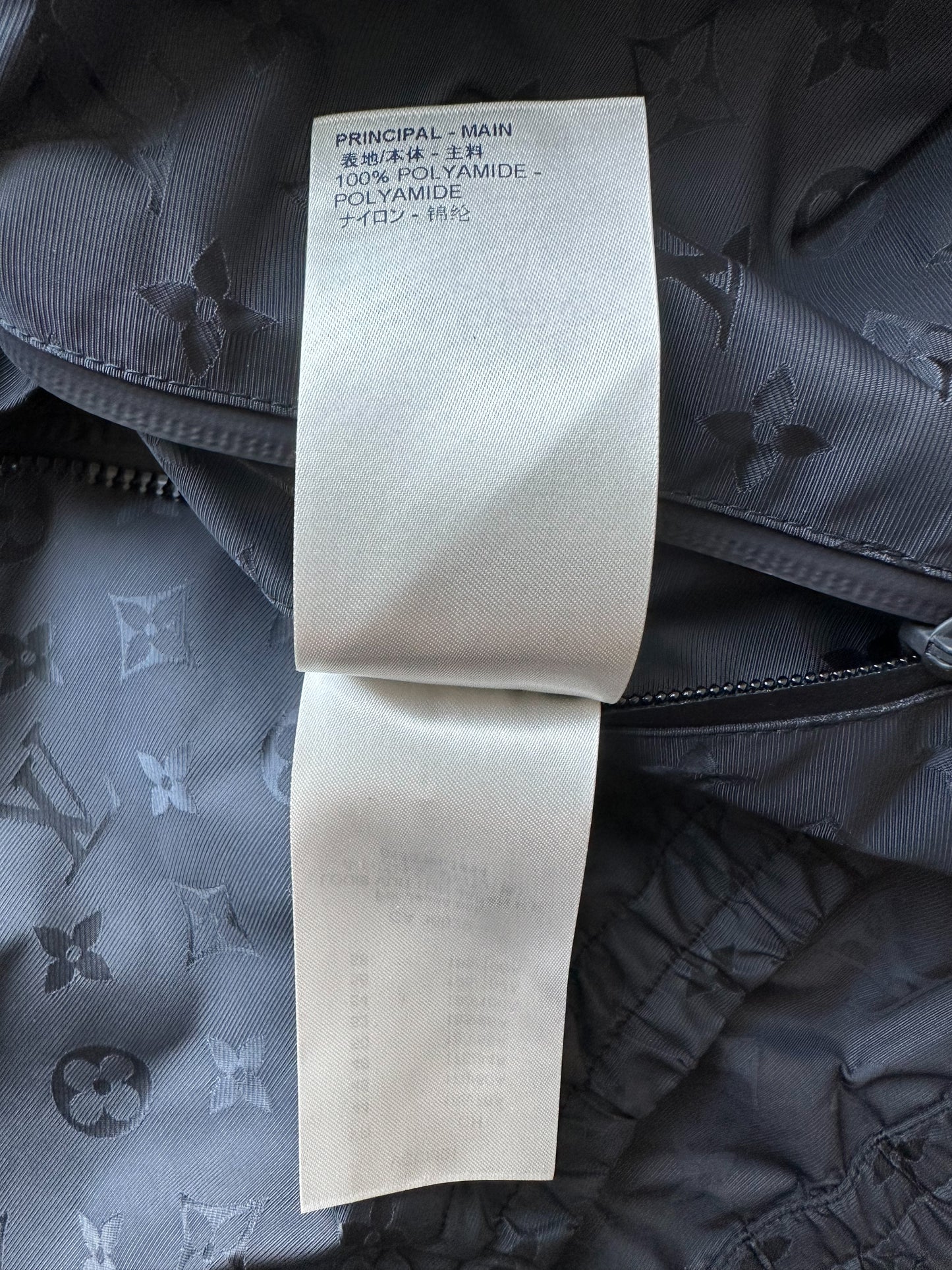 Louis Vuitton Navy Monogram Blason Windbreaker Jacket F