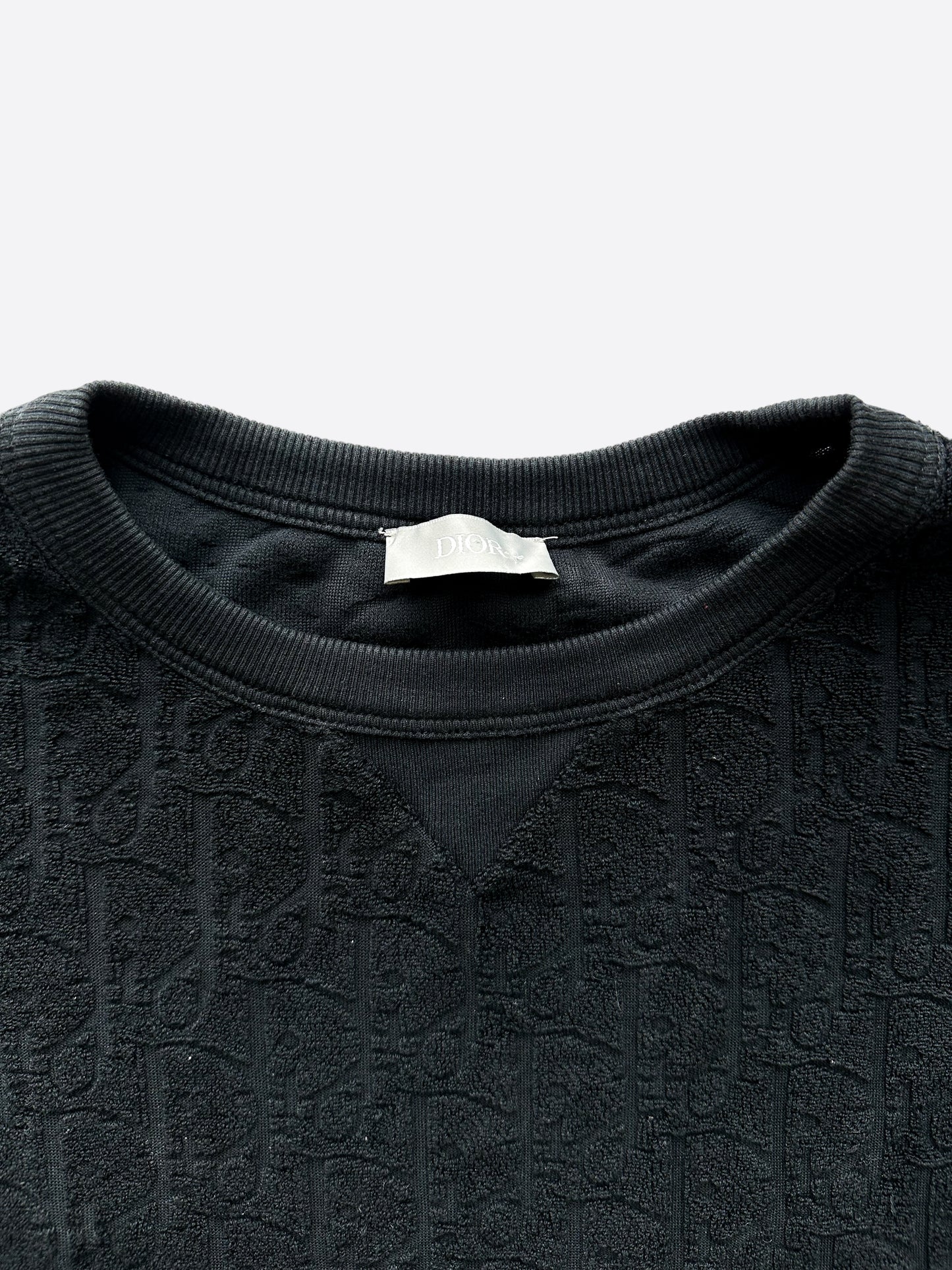 Dior Black Oblique Towel T-Shirt