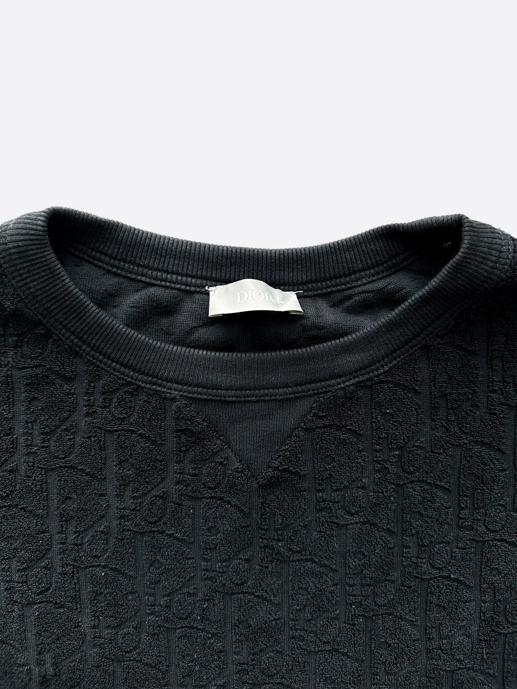 Dior Black Oblique Towel T Shirt Savonches dior-black-oblique-towel-t-shirt-savonches