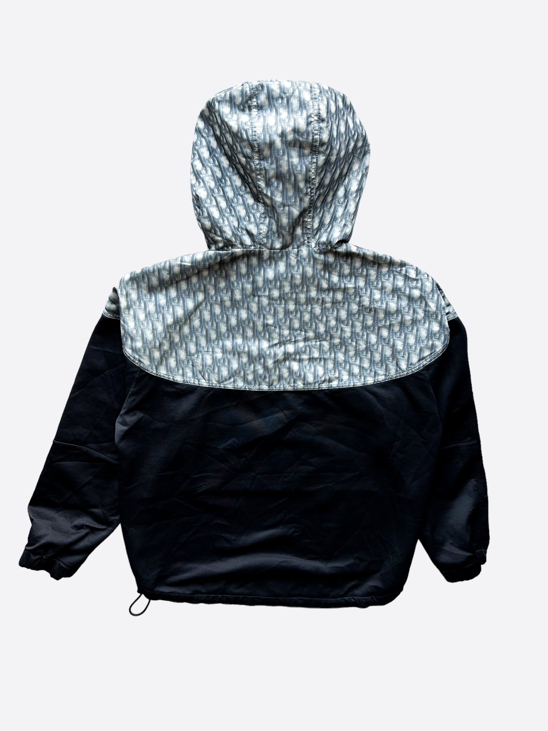 Dior Stussy Blurred Oblique Anorak Hoodie – Savonches