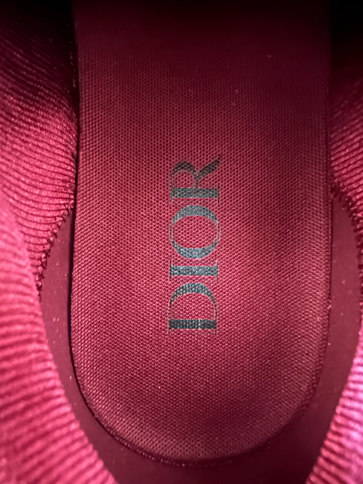 Dior Red Oblique B27 Sneaker