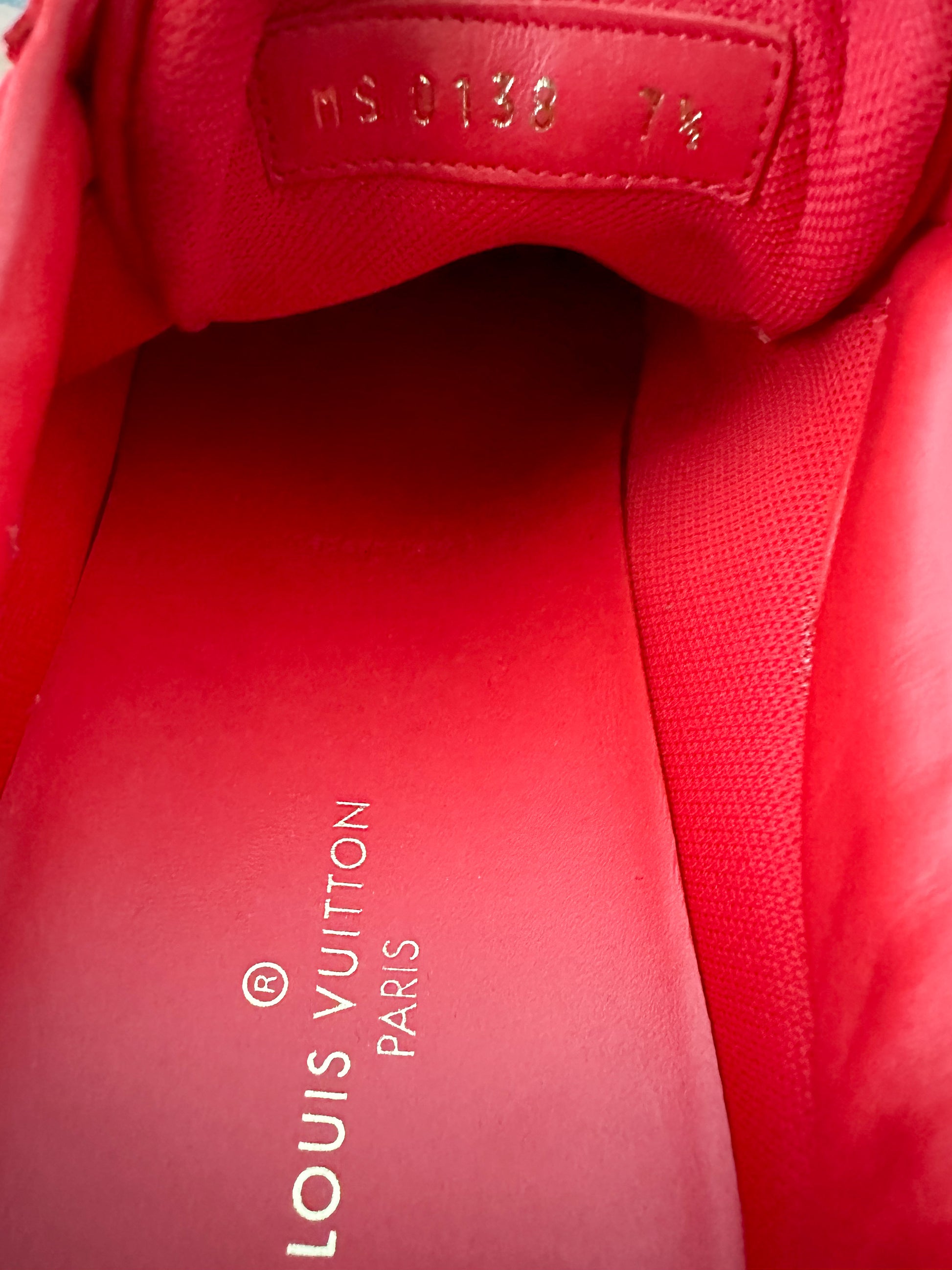 Louis Vuitton to Auction Louis Vuitton I (RED) LV Trainer