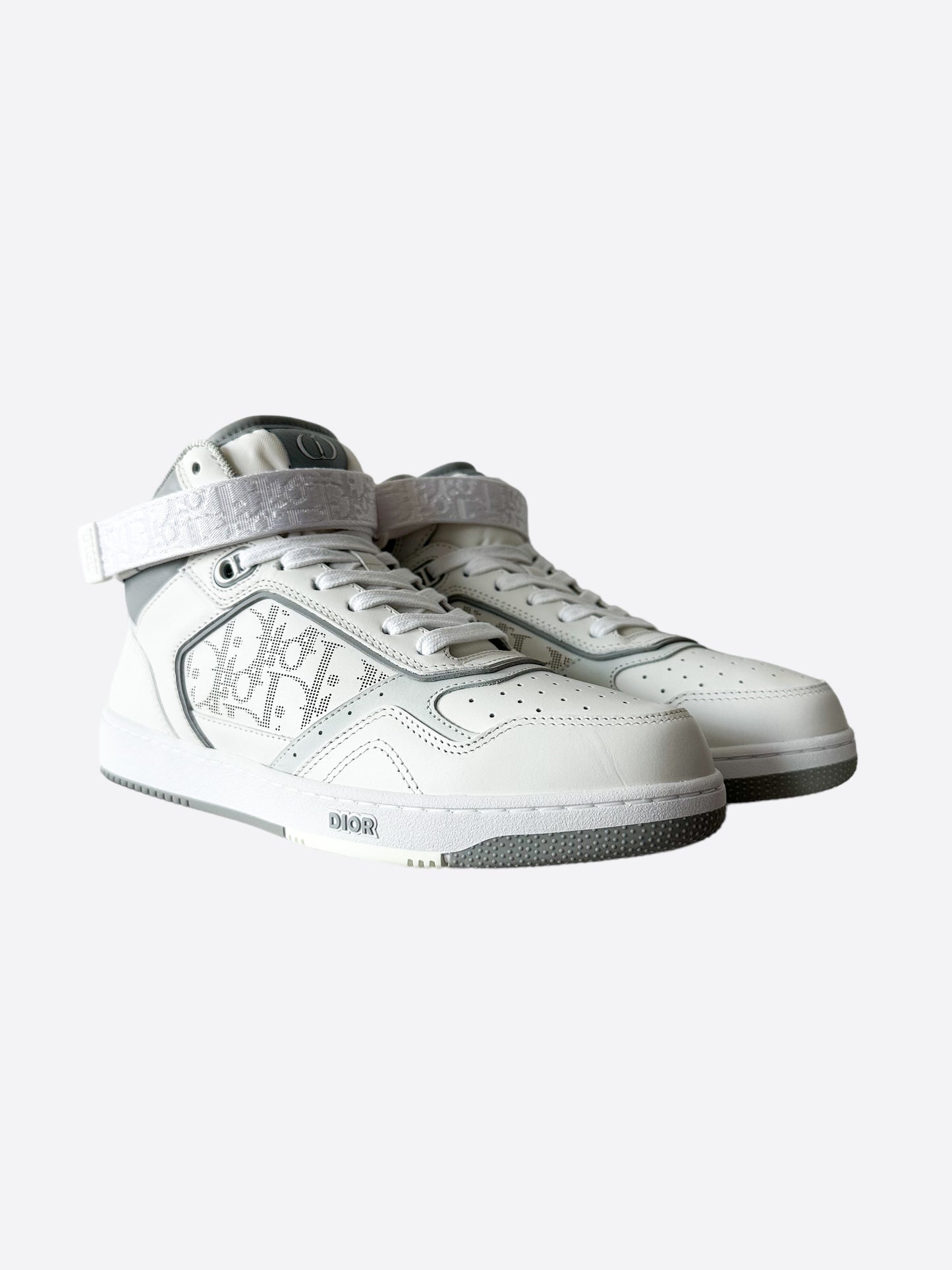 Dior White Oblique B27 Sneakers