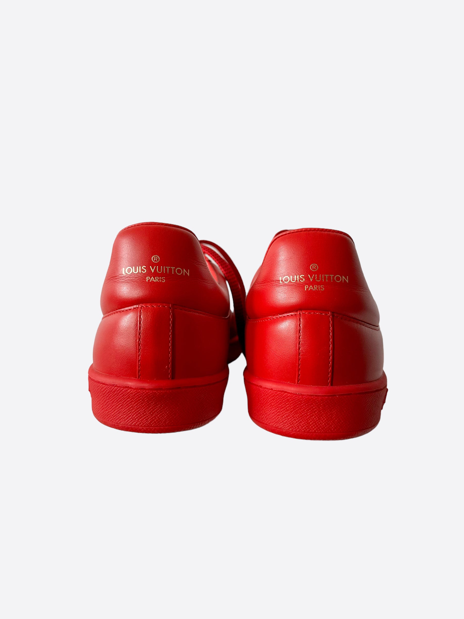 Louis Vuitton Red Fashion Sneakers for Men