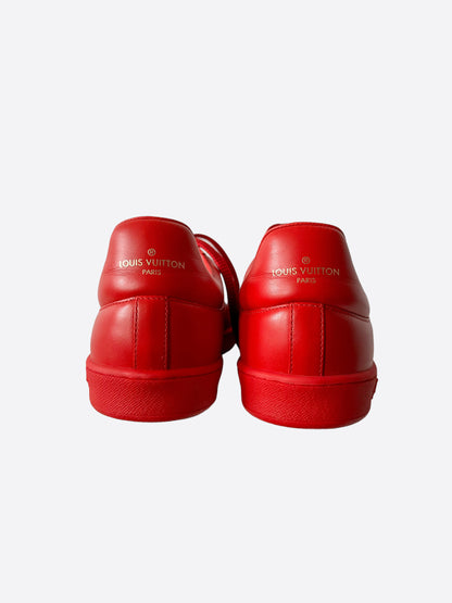 Louis Vuitton Red LV Stripe Luxembourg Trainers