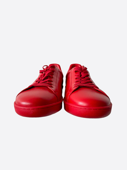 Louis Vuitton Red LV Stripe Luxembourg Trainers