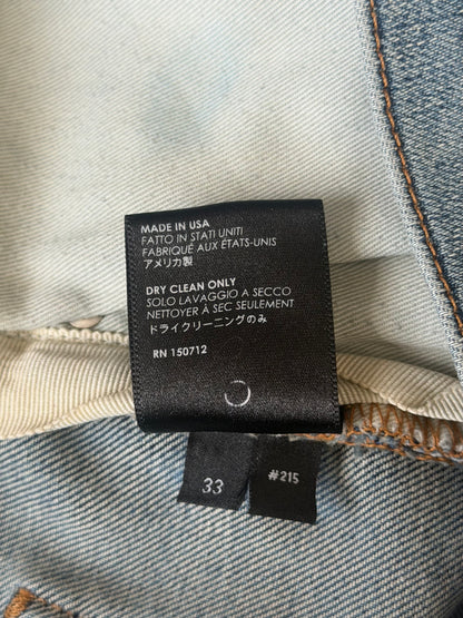 Amiri Indigo & Black Patch MX1 Jeans