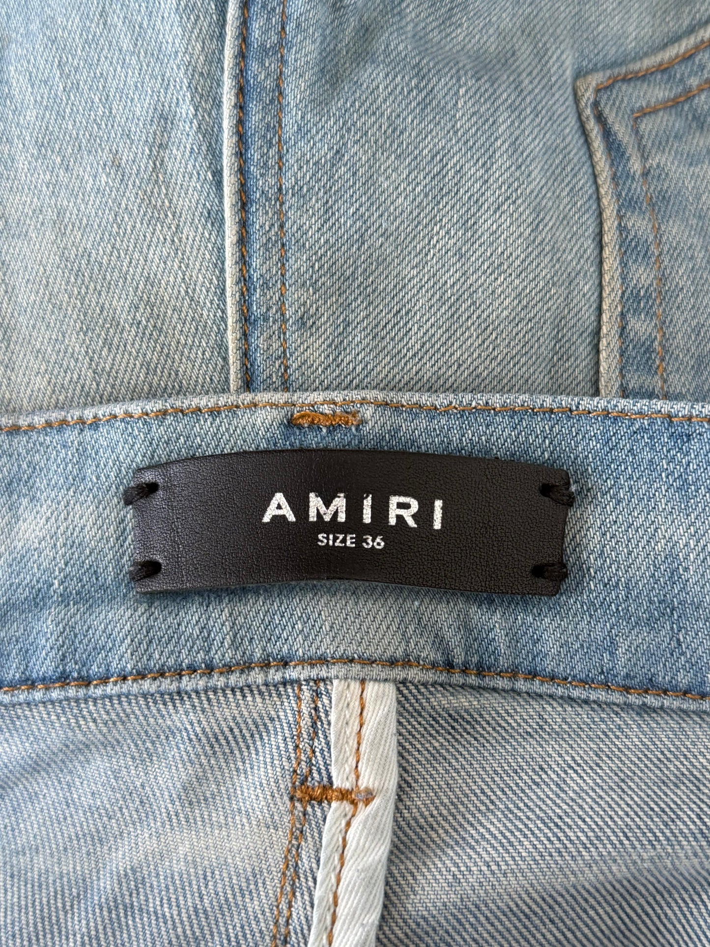 Amiri  Indigo & Blue Tie-Dye Patch MX1 Jeans