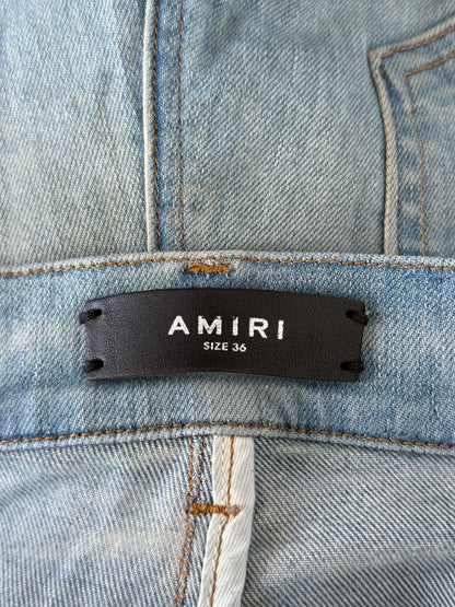 Amiri  Indigo & Blue Tie-Dye Patch MX1 Jeans