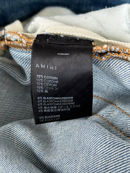 Amiri  Indigo & Blue Tie-Dye Patch MX1 Jeans