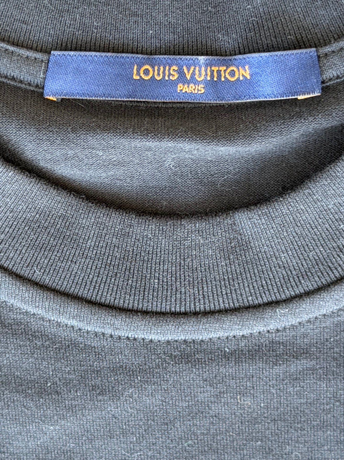 Louis Vuitton Black & White NBA Logo T-Shirt