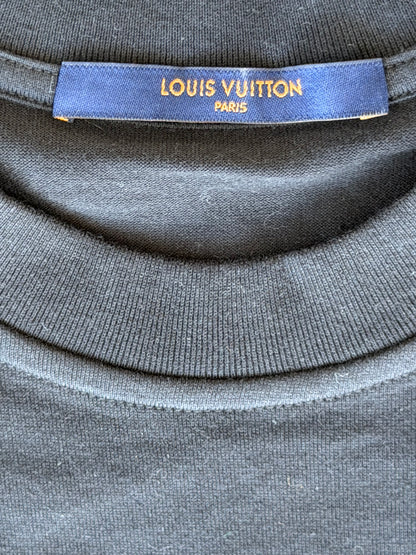 Louis Vuitton Black & White NBA Logo T-Shirt