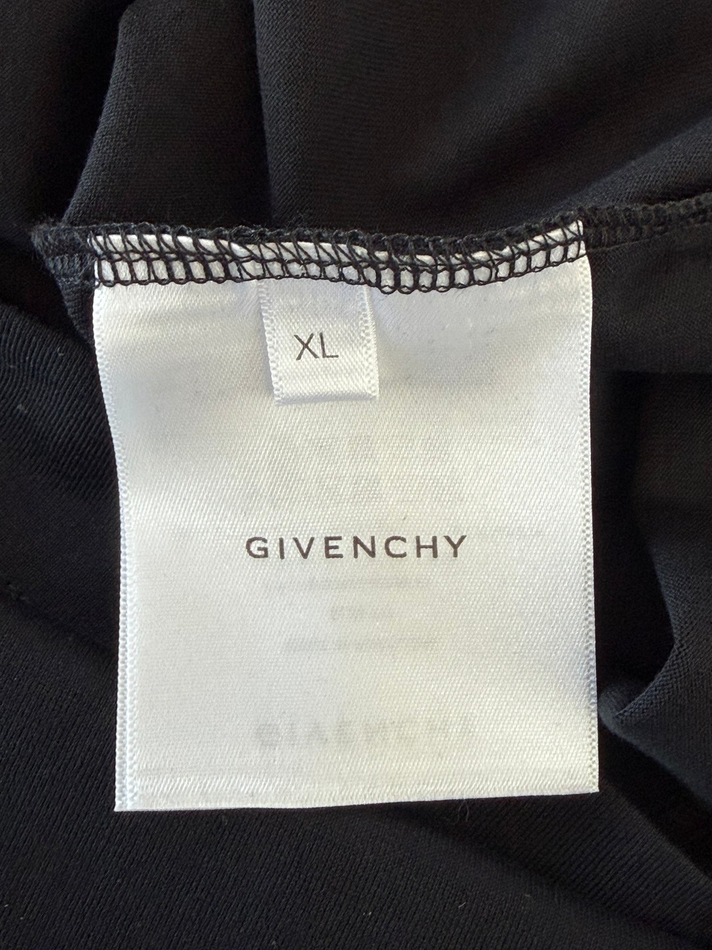 Givenchy Black & Rainbow Logo T-Shirt