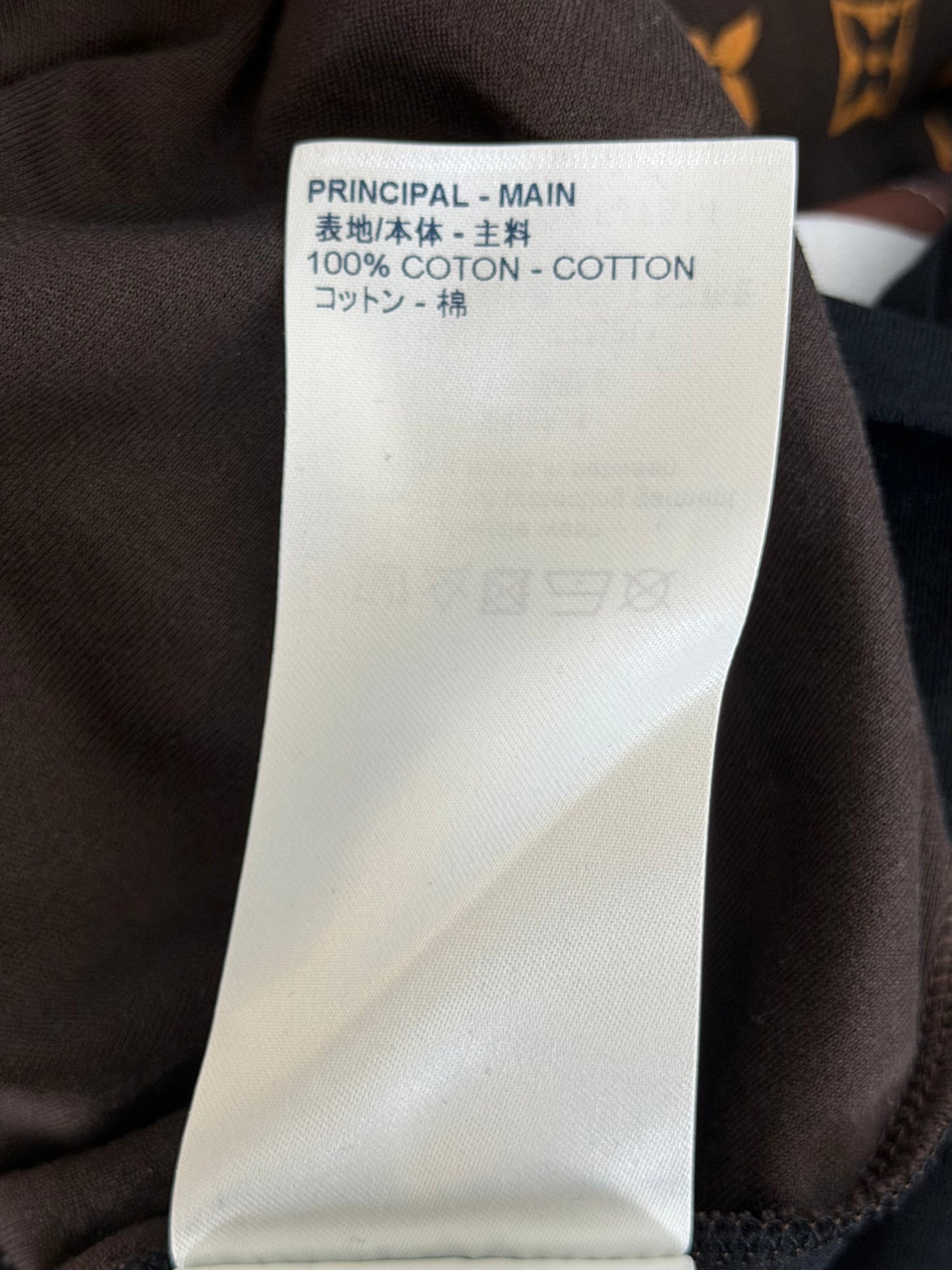 Louis Vuitton Black & Brown Monogram Women's T-Shirt